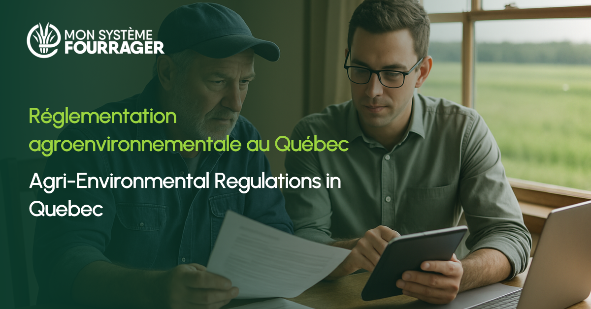 Réglementation agroenvironnementale au Québec : REA, PAEF, bilan de phosphore et pesticides